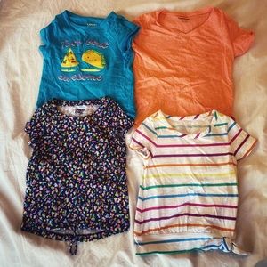 Lands End Lot of 4 Cute Spring/Summer T-shirt/tops